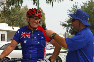 John Hunt interviewed at the start John Hunt interviewed at the start