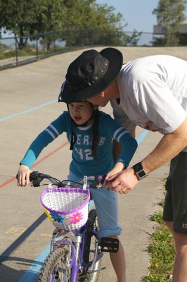 Faster than daddy! Faster than daddy!