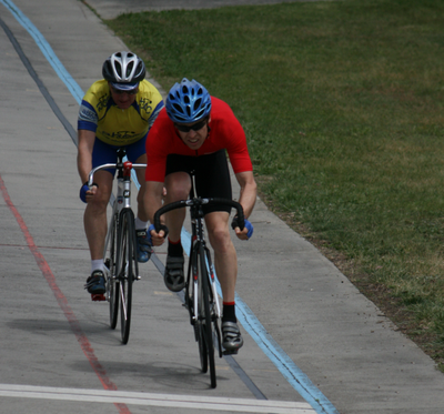 Martin chased by Mick