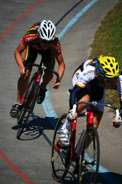 Tyler Spurrell chases Peter Vlahos